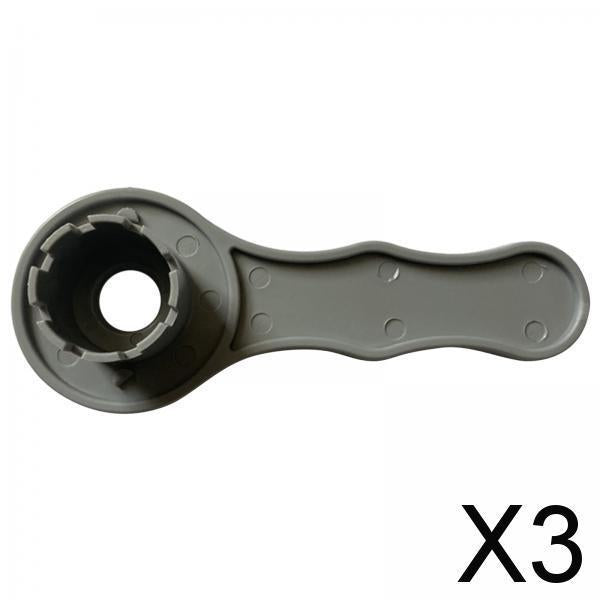 3x8 Section Spiral Air Valve Wrench Inflatable Boat Kayak Paddle Board Tool Gray