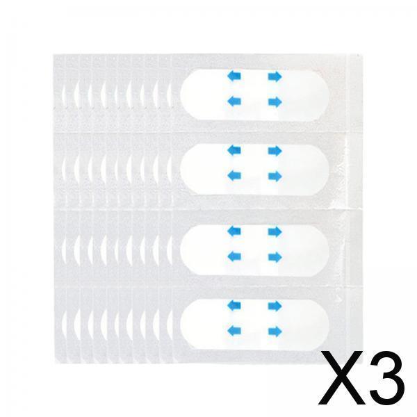 3x40 Pieces Face Lift Tape Invisible for Double Chin Jowls Thin Facelift Tapes Transparent 