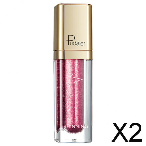 2x Liquid Eyeshadow Diamond Pencil Stick Cosmetic Gift Glamour  Pink
