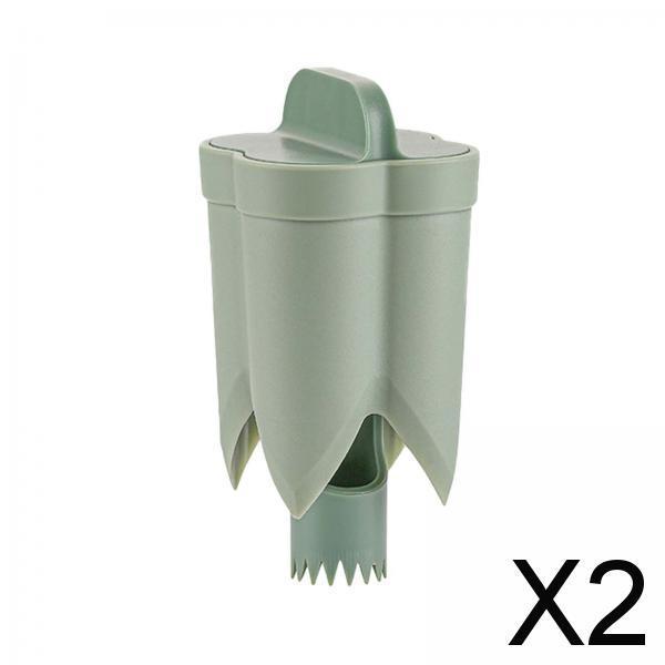 2xVegetable Jalapeno Chili Bell Pepper Seed Remover Tomato Coring Tools Green