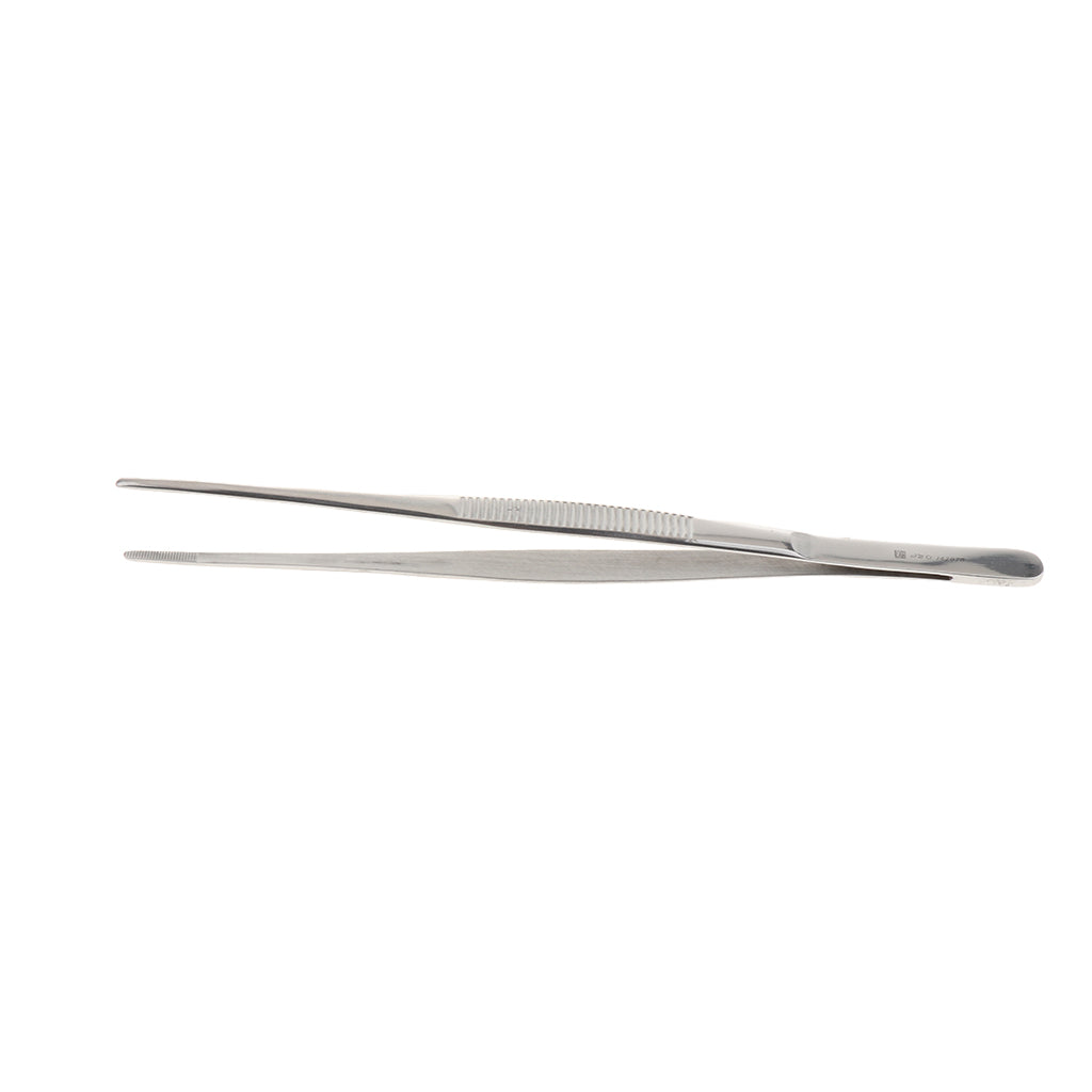 Long Stainless Steel Straight Tweezers for Detailed Work 25cm Length A