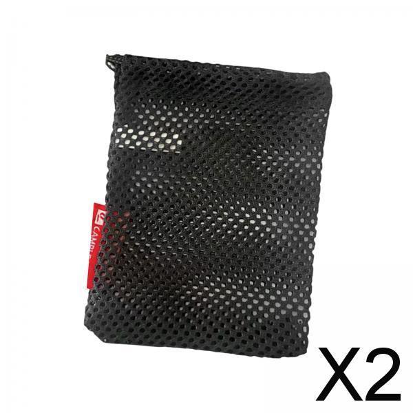 2xCamping Pouch Travel Organizer Bags Small Drawstring Bag for Hiking Outdoor