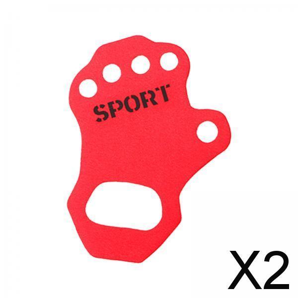2xGym Workout Gloves Non Slip Durable for Cross Training Calisthenics Climbing 12cmx16cm