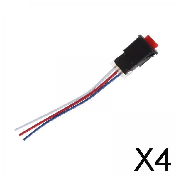 4xMotorcycle Hazard Light Switch Double Flash Reliable performance