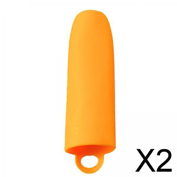 2xSilicone Garlic Peeler Effortlessly Easy Quick to Peeled Garlic Peeling Tube Yellow