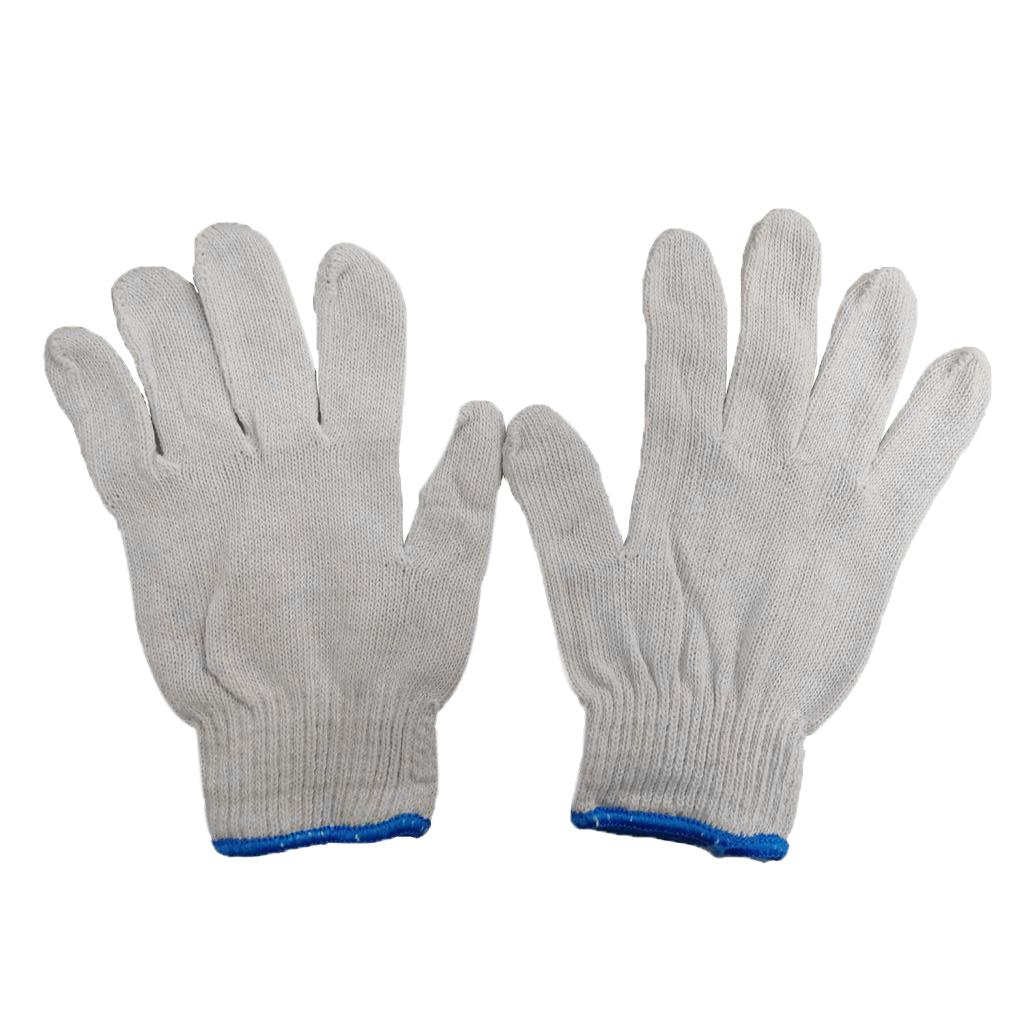 Cotton Thread Labor Protection Work Gloves Welding Gloves Carrying Non-skid G