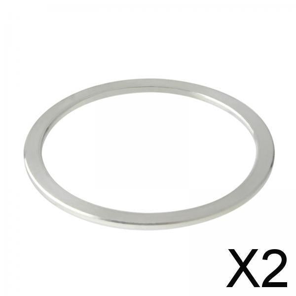 2xBike Fork Washer Headset High Strength Sturdy Adjusting Spacer for Road Bike 1MM