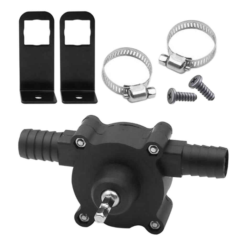 Hand Electric Drill Drive Self Priming Pump Oil Fluid Water Transfer Pumps