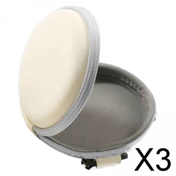 3xFolding Sunglasses Case Zipper Case Portable Protective Case Men Women