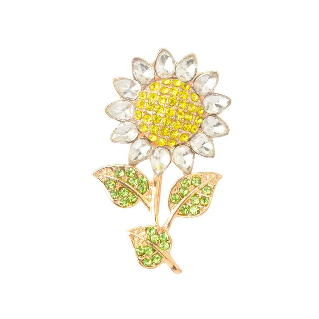 Unique Sun Flower Brooch Pin Jewelry Accessories Multi-color