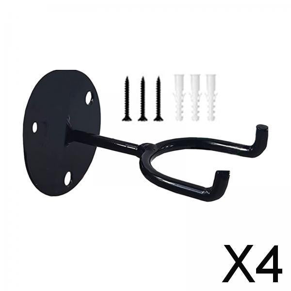 4xBaseball Wall Holder Iron Baseball Storage Rack for Memorabilia Collectibles Bats Holder