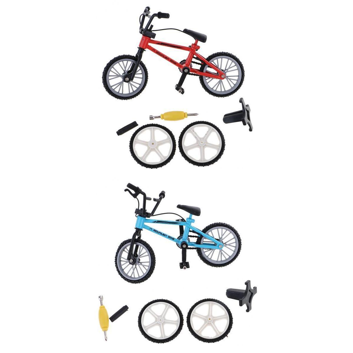 2pcs Creative Finger Bicycle Mountain Bike Boy Toy Kid Functional Game Gift