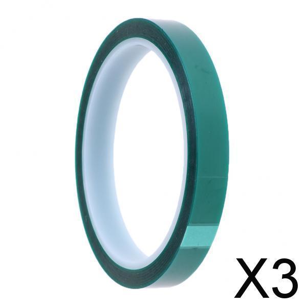 3xTape High Temperature Heat Resistant Insulation Adhesive Electric Tape 12mm