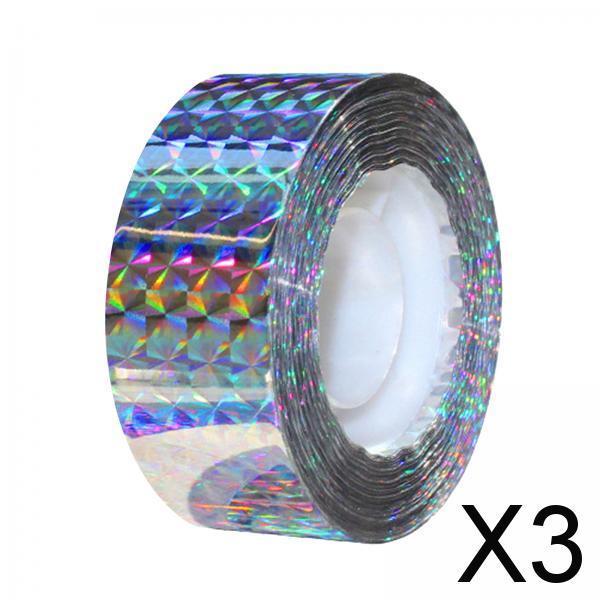 3xBird Scare Tape Ribbon Reflective Keep Birds Away for Goose Pigeon 80m