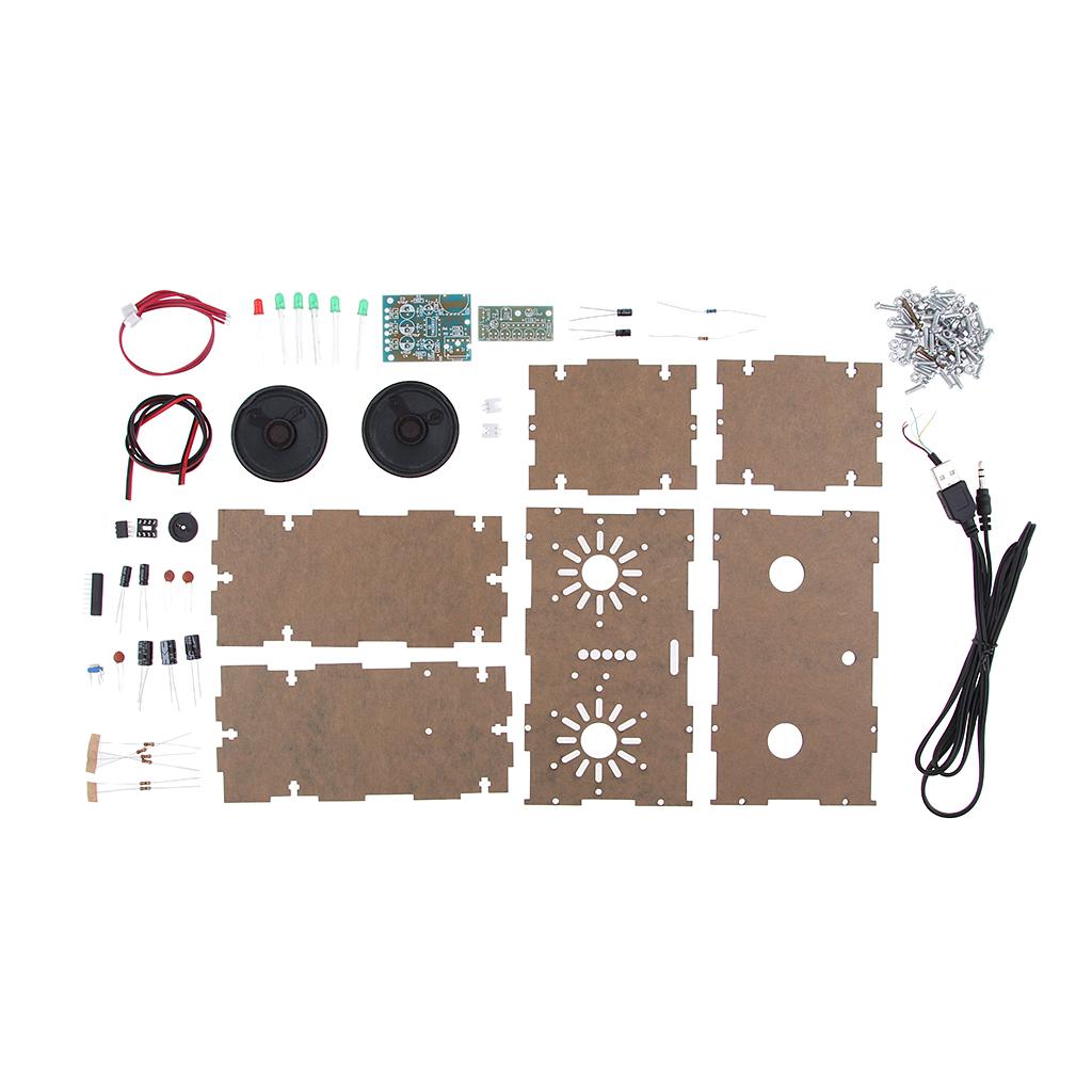 DA2822M Power Amplifier Kit KA2284 Level Indicator Module BTL Audio Speaker