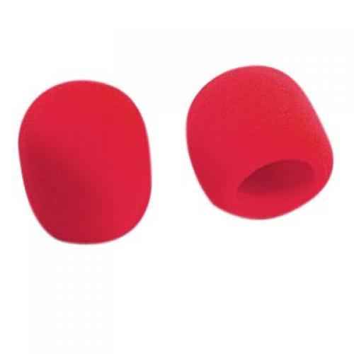 2PCS Microphone Foam Cover - Red