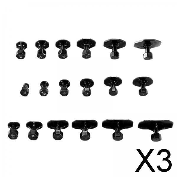 3x18 Pieces Car Dent Puller Portable for Automobile Automotive Hail Dents