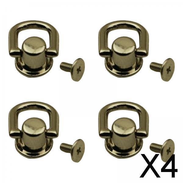 4x4x Metal Bag Side Anchors Purse Making Buckles Hooks Clasps Copper
