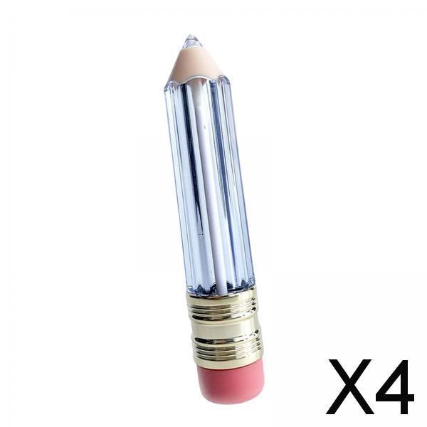 4xLip Gloss Tubes DIY Cosmetics Containers Transparent for Women Girls DIY  Style B