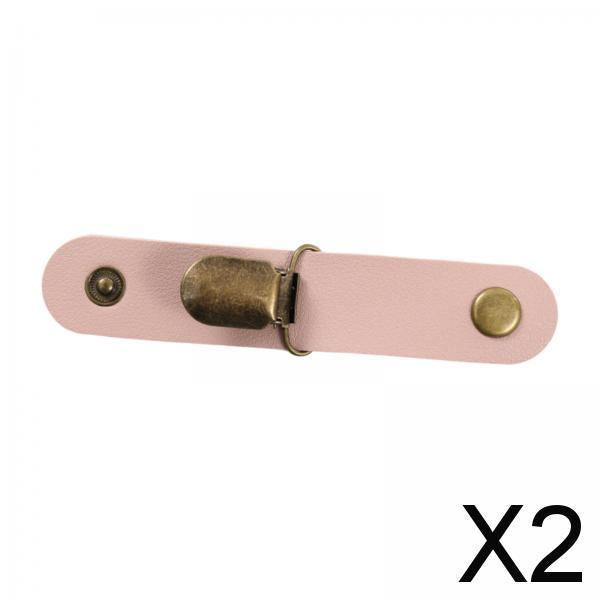 2xHat Clip for Cap Clip Travel Hat Clip for Backpacks Totes Luggage Pink