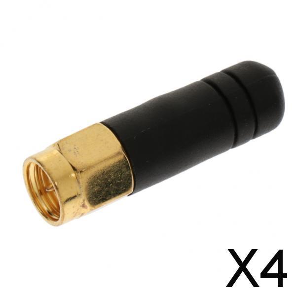 4x3cm Mini Thumb Antenna 2.4G SMA-J RF Coax Coaxial WiFi Aerial Connector