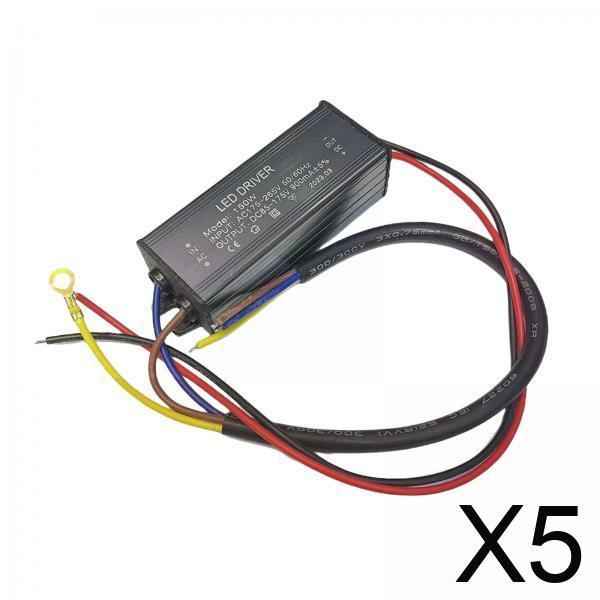 5xWaterproof LED Driver Aluminum for Industrial LED Lighting Applications 150W 900mA