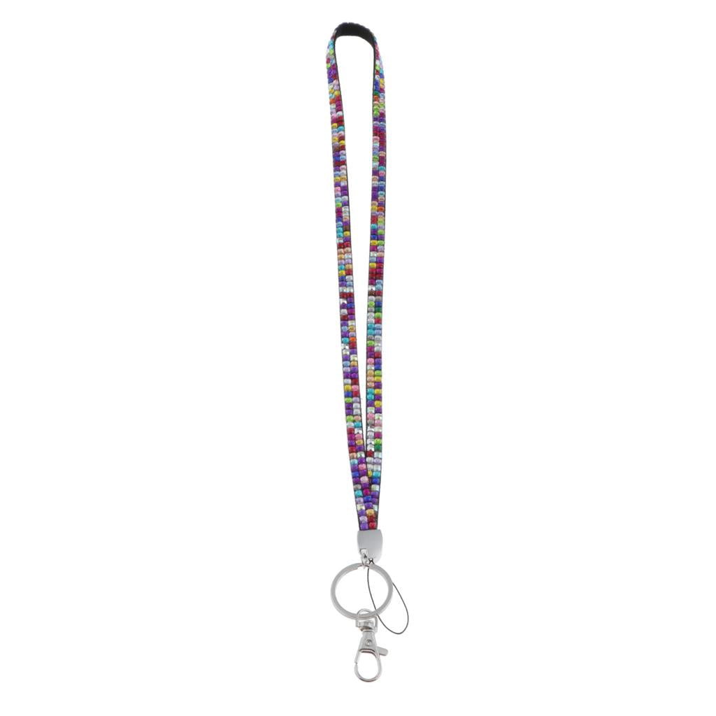 Lanyard ID Badge Card Holder Strap Sparkling Phone Neck Straps Multi
