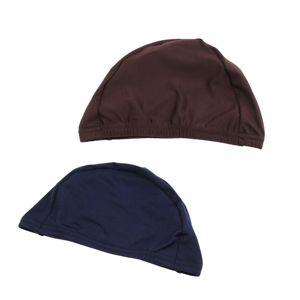 2 Pieces Beanie Dome Caps Skull Caps Bonnet Hiking Cycling Skiing Sports Hat