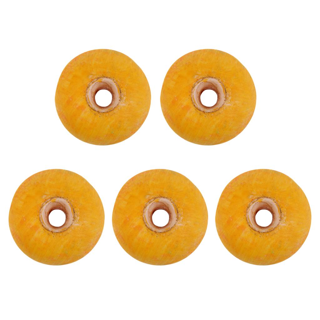 5 Pieces Water Ski Fishing Anchor Swimming Rope Line Lane Floats Ball Yellow