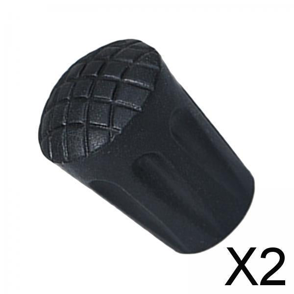 2xWalking Rubber Tips Replacement Protector for Walking Poles Hike