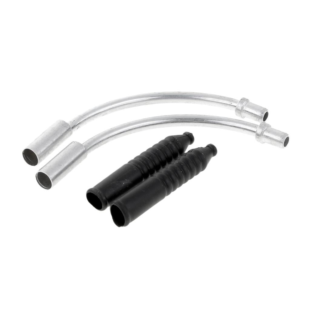 4Pcs Mountain / Road Bike Liner V Brake Brake Noodle and Boot Set Front Rear