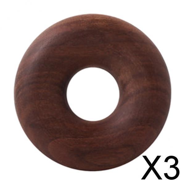 3xDonuts Wooden Sealing Bag Clips Tea Sealing Strips Keep Your Food Fresh Walnut L