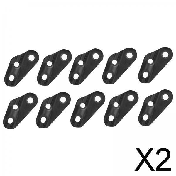 2x10x Wind Rope Buckles guyline Triangle Plastic Buckle Fixing for Tentorial