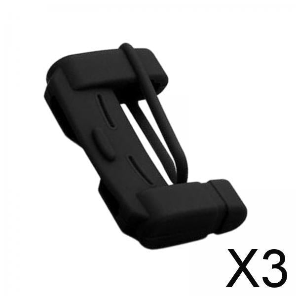 3xCar Seat Belt Buckle Cover for Byd Atto 3 Replaces Interior Accessory Black