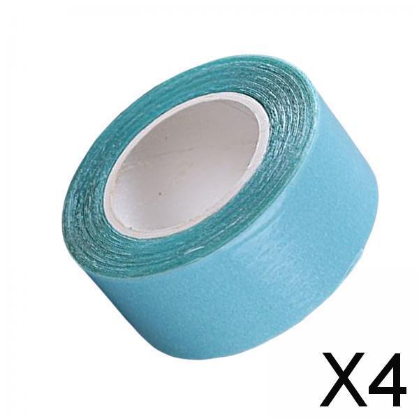 4xDouble Sided Wigs Tape  for Hair Extension Toupees  width 1cm Blue