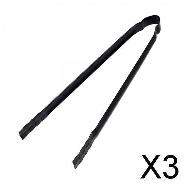 3xBBQ Charcoal Tongs Multifunctional Firewood Grabbers for BBQ Camping Outdoor