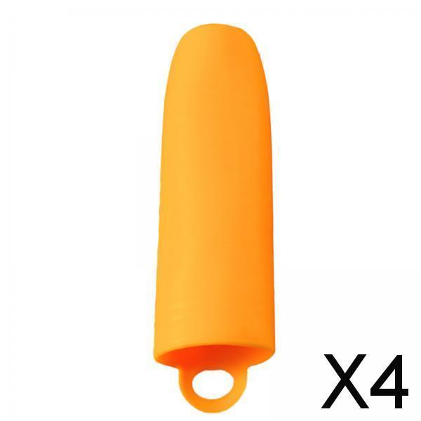 4xSilicone Garlic Peeler Effortlessly Easy Quick to Peeled Garlic Peeling Tube Yellow