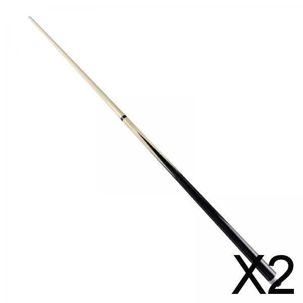 2xPool Cue Hard Rock Beginners Durable Wood Billiard Tool Girls Billiard Rod
