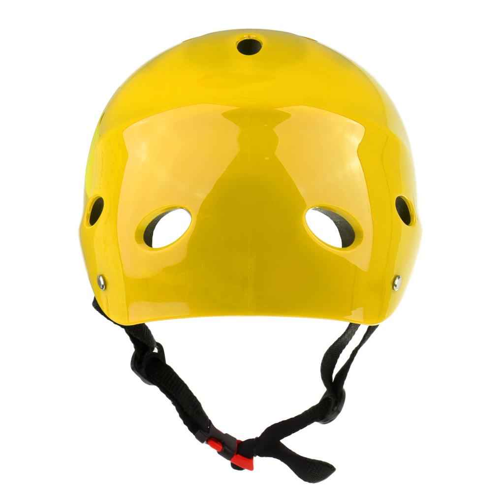 Water Sports Safety Helmet for Wakeboard Kayak Canoe Boat Surfing S Yellow