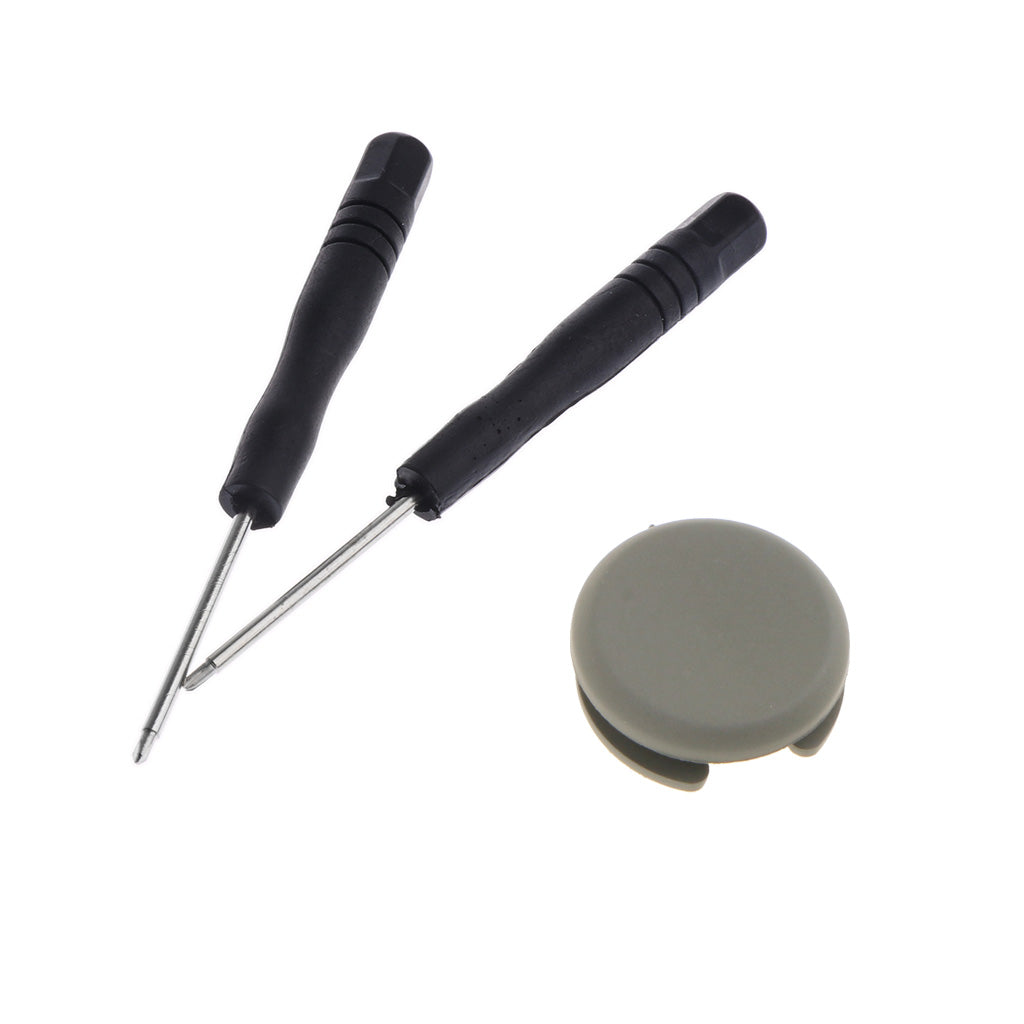 Analog Stick Thumb Joystick Cover + Cross Screwdriver Tool for 3DS LL/XL