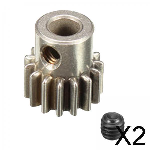 2x1:10 Metal 15T Motor Gear EA1040 for JLB Racing CHEETAH Model Buggy Trucks