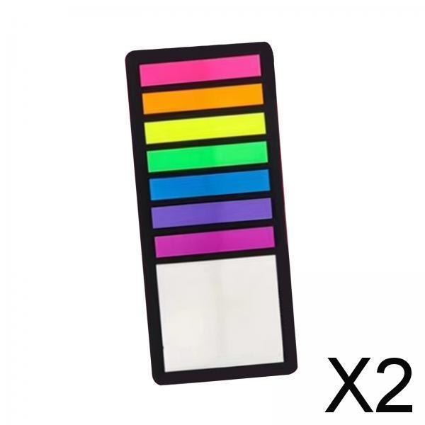 2xIndex Tabs Writable Page Sticky Notes for Diaries Book Markers Magazines with Note