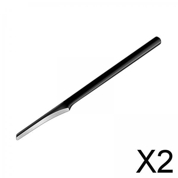 2xPedicure Knife Dead Skin Corn Foot Callus Remover Foot Scrubber foot Pedicure Black 1Pcs 