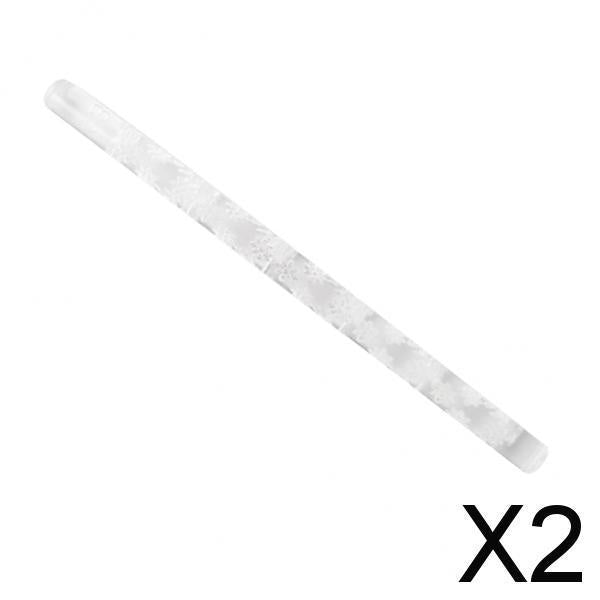2xAcrylic Rolling Pin Icing Fondant Cake Decorating Tools Daisy