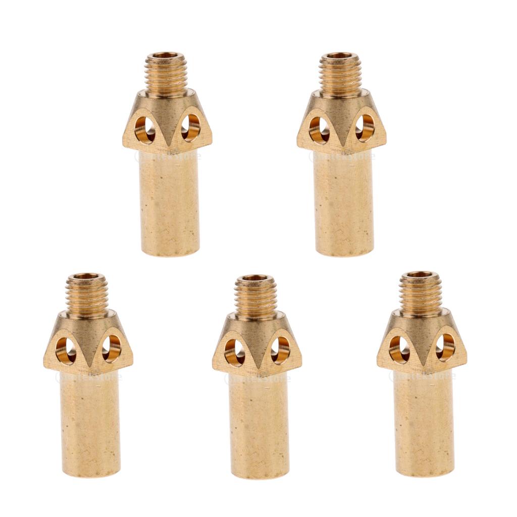 5 Pieces Brass Replacements Tips/ Nozzles/ Jets/ Burners for Propane LP Gas