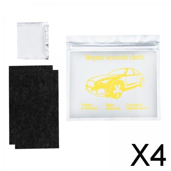 4xNano Cloth Scratch Remover Fittings Accessory for Car Scratches Vehicle 2 Pieces
