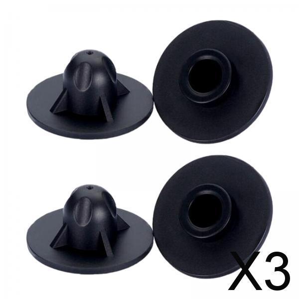 3x4x Furniture Foot Covers Camping Chair Foot Cap Replacement Chair Leg Cover Pipe Diameter 16mm