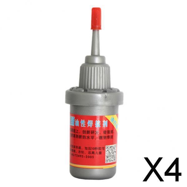 4xStrong Adhesive Glue Bonding Glue 0.8oz Multi-Function for Metal Rubber Tire