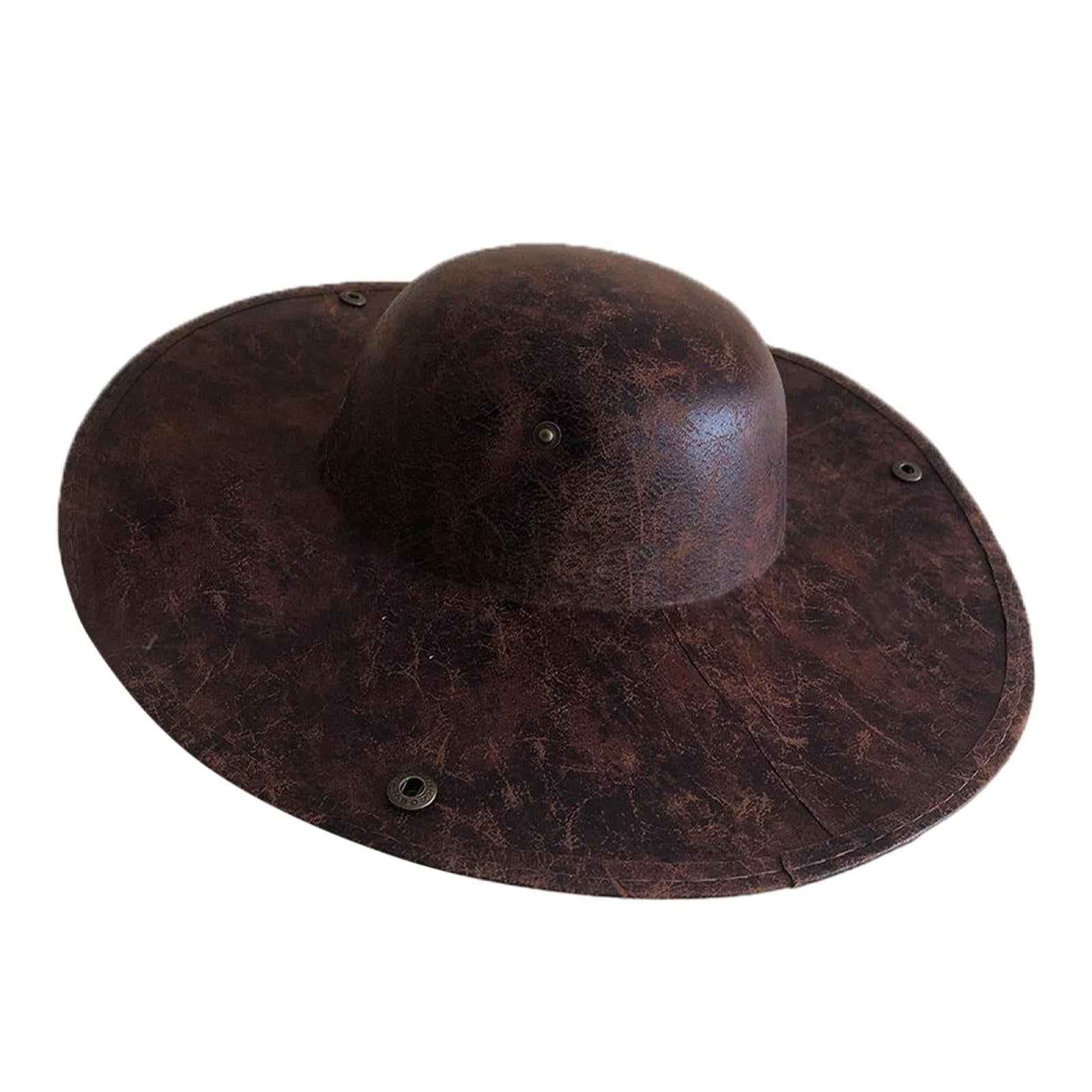 Faux Leather Pirate Hat for Halloween Play Games of Adventure and Mischief