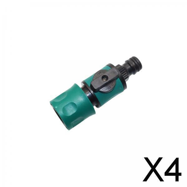 4xQuick Connect in Line Shut Off Valve Gardening Durable Versatile Accessories